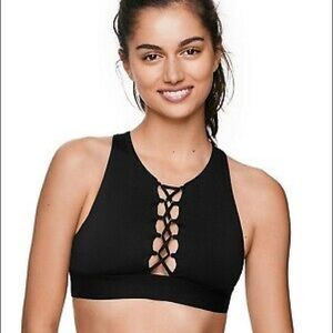 NWT Victoria Secret PINK Laceup sports bra size m